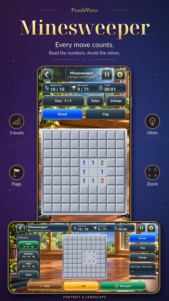 Minesweeper — PuzzleVerse